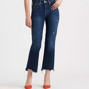 Lucky Brand Bridgette High Rise Crop Mini Boot